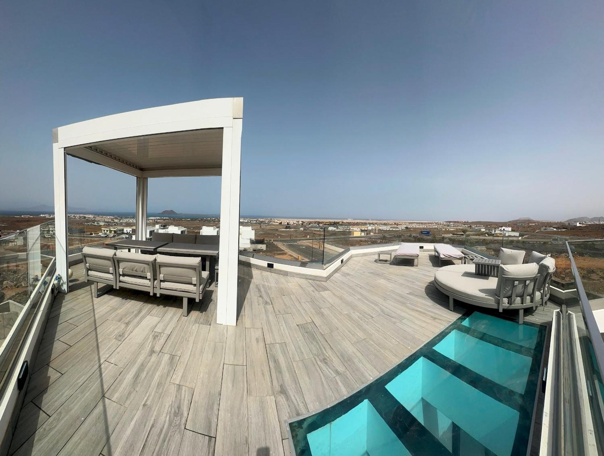 Villa Poseidon Corralejo With Private Heated Pool, Sauna And Stunning Volcano Views By Amazzzing Travel Екстериор снимка